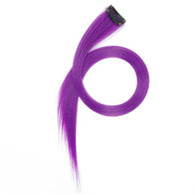 Load image into Gallery viewer, 6Pcs/pack Colorful Long Straight Hair Pieces Synthetic Clip-in Hair Extensions Synthetic High Temperature Fiber Wig for Daily Use Party