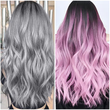 Load image into Gallery viewer, 6Pcs/pack Colorful Long Straight Hair Pieces Synthetic Clip-in Hair Extensions Synthetic High Temperature Fiber Wig for Daily Use Party