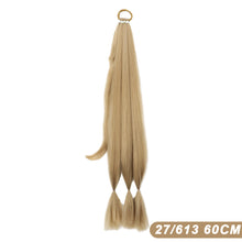 Load image into Gallery viewer, 22-32Inch Synthetic Braided Ponytail Wig With Elastic Rubber Band Fake Ponytail Hair Extension Wrapped Around Hair Accessories