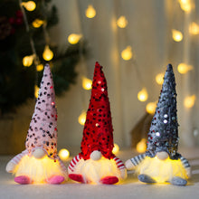 Load image into Gallery viewer, Glowing Gnome Christmas Decorations Faceless Dolls Christmas Decoration for Home Christmas Ornaments Navidad New Year 2026