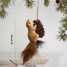 Load image into Gallery viewer, Simulation Mini Squirrel Model Christmas Tree Decoration 3D Ornament Winter Decorations for Home 2026 New Year