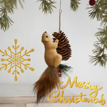 Load image into Gallery viewer, Simulation Mini Squirrel Model Christmas Tree Decoration 3D Ornament Winter Decorations for Home 2026 New Year