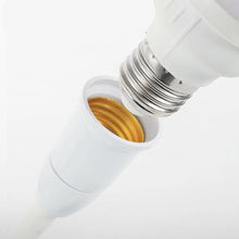 Load image into Gallery viewer, E27 Direct Plug in Swivel Head E27 Socket Bulb Holder with Switch EU/US/UK Plug LED Table Lamp Stainless Steel Hose Steering Lever