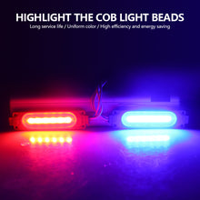 Load image into Gallery viewer, 2Pcs Strobe LED Module Waterproof Injection Molded Design Can Drive 2 Lamps For Car Motorcycle Warning Light Modification