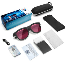 Load image into Gallery viewer, 5.4 Smart Bluetooth Glasses with AI Translation and Voice Assistant Adjustable Lens Tint Long-Endurance Outdoor Sports Headphones