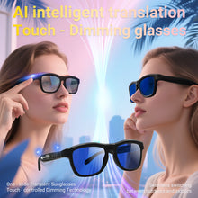 Load image into Gallery viewer, 5.4 Smart Bluetooth Glasses with AI Translation and Voice Assistant Adjustable Lens Tint Long-Endurance Outdoor Sports Headphones