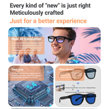 Load image into Gallery viewer, 5.4 Smart Bluetooth Glasses with AI Translation and Voice Assistant Adjustable Lens Tint Long-Endurance Outdoor Sports Headphones