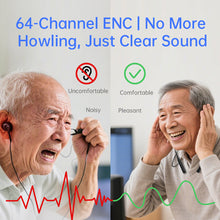 Load image into Gallery viewer, Anti-Loss Neckband Smart Hearing Aid 64-Channel Dual-Mode Sound Amplifier For Hearing-Impaired Seniors