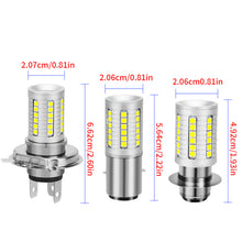 Load image into Gallery viewer, Motorcycle Headlight LED H4 H6 BA20D P15D Headlight Bulb Motor Driving Lights DRL Super Bright Front Lamp