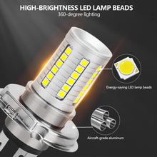 Load image into Gallery viewer, Motorcycle Headlight LED H4 H6 BA20D P15D Headlight Bulb Motor Driving Lights DRL Super Bright Front Lamp