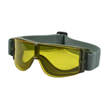 Load image into Gallery viewer, Tactical Goggles Anti-Impact Shooting Glasses Strap Fixation Windproof UV Protection Outdoor Cycling Sunglasses - X800