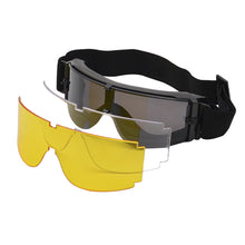 Load image into Gallery viewer, Tactical Goggles Anti-Impact Shooting Glasses Strap Fixation Windproof UV Protection Outdoor Cycling Sunglasses - X800