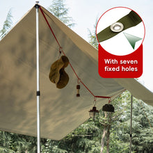 Load image into Gallery viewer, 315*2CM Outdoor Camping Tarp Extension Belt with Carabiner Multifunctional Adjustable Hanging Rope