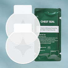 Load image into Gallery viewer, 1PC 4-Hole Chest Seal Hydrogel Chest Trauma Dressing for Wilderness First Aid and Emergency Protection