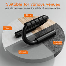 Load image into Gallery viewer, Multi-Function S-Type Push Up Stands Non-Slip Plank Support Bar Home Gym Equipment for Arm Chest Muscle Training