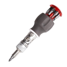 Load image into Gallery viewer, 8-in-1 Multifunctional Ratchet Screwdriver 360° Multi-Angle Retractable Hidden Design Portable Screwdriver Set