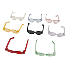 Load image into Gallery viewer, For V4 Labubu Glasses 6.5cm Cute Plastic Glasses for 10.5cm Labubu 4.0 Dolls Toy Glasses Accessories