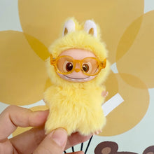 Load image into Gallery viewer, For V4 Labubu Glasses 6.5cm Cute Plastic Glasses for 10.5cm Labubu 4.0 Dolls Toy Glasses Accessories