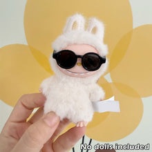 Load image into Gallery viewer, For V4 Labubu Glasses 6.5cm Cute Plastic Glasses for 10.5cm Labubu 4.0 Dolls Toy Glasses Accessories