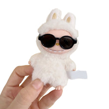 Load image into Gallery viewer, For V4 Labubu Glasses 6.5cm Cute Plastic Glasses for 10.5cm Labubu 4.0 Dolls Toy Glasses Accessories