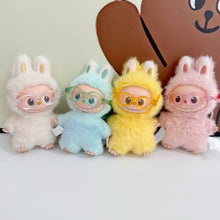 Load image into Gallery viewer, For V4 Labubu Glasses 6.5cm Cute Plastic Glasses for 10.5cm Labubu 4.0 Dolls Toy Glasses Accessories