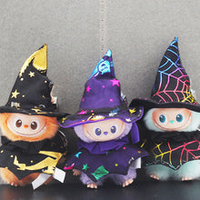 Load image into Gallery viewer, Miniature Halloween Doll Costume with Hat for 10.5cm Labubu 4.0 Dolls Cute Dress DIY Doll Clothes Lovely Outfit Gifts for Girls Friends