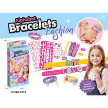 Load image into Gallery viewer, DIY Bracelet Making Girls Jewelry Making Set Personalized Name Bracelet Assorted Cartoon & Christmas Charms Friendship Bracelets Kit Gift for Girls
