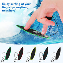 Load image into Gallery viewer, Finger Surfboard With String Mini Surfboard Fingertip Skateboard Toy Fidget Stress Relief Miniature Surfboard Cool Gadgets for Kids/Adults Surfer Gift