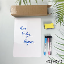 Load image into Gallery viewer, Magnet PET Nano Soft Whiteboard Erasable Creative DIY Fridge Magnets Kitchen Decoration Strong Magnetic Force Remind Memo Pad