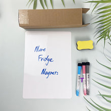 Load image into Gallery viewer, Magnet PET Nano Soft Whiteboard Erasable Creative DIY Fridge Magnets Kitchen Decoration Strong Magnetic Force Remind Memo Pad