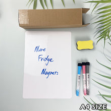 Load image into Gallery viewer, Magnet PET Nano Soft Whiteboard Erasable Creative DIY Fridge Magnets Kitchen Decoration Strong Magnetic Force Remind Memo Pad