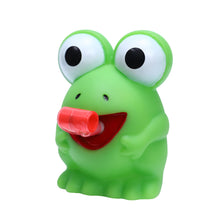 Load image into Gallery viewer, Frog Dinosaur Squeeze Toy with Sound Tongue Extension Stress Relief Funny Animal Squeeze Toy for Students Kids Office All Ages Interactive Toys