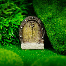 Load image into Gallery viewer, Fairy Door for Terrarium Miniature Wooden Door Decor Dollhouse Fairy Garden Mini Door Aquarium Fairy Garden Accessory