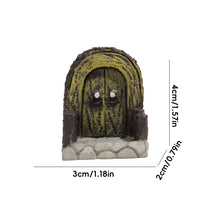 Load image into Gallery viewer, Fairy Door for Terrarium Miniature Wooden Door Decor Dollhouse Fairy Garden Mini Door Aquarium Fairy Garden Accessory
