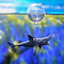 Load image into Gallery viewer, Floating Shark Whale Ornament Simulation Marine Animal Novelty Underwater World Ornament Aquascaping Decorations