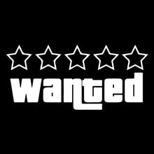 Load image into Gallery viewer, Reflective Wanted Star Car Motorcycle Sticker Decal Sticker Decoration Decals Vinyl Waterproof