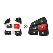 Load image into Gallery viewer, 6Pcs Multi-function Car Steering Wheel Button Set For Mercedes-Benz C-Class W205 GLC-Class W253 C180 GLC300 2015-2021 Replacement Control Switch