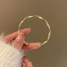 Load image into Gallery viewer, Retro Open Bracelet Creative Wave Bracelet Mobius Geometric Accessories Adjustable Wristband For Women Gift