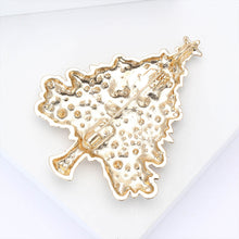 Load image into Gallery viewer, Alloy Pearl Rhinestone Christmas Tree Brooch Fashionable Versatile Corsages Jewelry Accessories Crystal Brooch Gift For Women