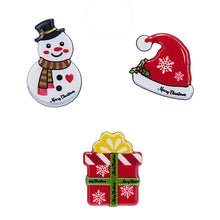 Load image into Gallery viewer, 3pcs/set Christmas Tree Elk Snowman Alloy Brooch Fashionable Christmas Corsage Jewelry Accessory Party Festival Gift