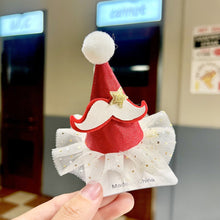 Load image into Gallery viewer, Christmas Hat Shape Hairpin Hair Barrettes Cute Accessories Headdresses Hair Clips Party Decoration Christmas Gift