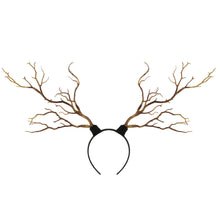 Load image into Gallery viewer, Exaggerated Branch Hair Band Antler Headband Christmas Reindeer Headdress Christmas Party Cosplay Accessory Headwear Gift