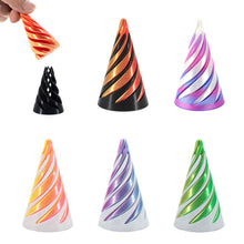 Load image into Gallery viewer, 3D Printed Stress Relieving Toys Spiral Model Toy Impossible Pyramid Passthrough Thread Sculpture Screw Toys Gift