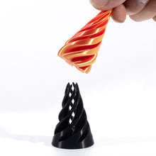 Load image into Gallery viewer, 3D Printed Stress Relieving Toys Spiral Model Toy Impossible Pyramid Passthrough Thread Sculpture Screw Toys Gift