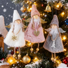Load image into Gallery viewer, Angel Doll Plush Girl Pendant Christmas Ornaments Christmas Tree Decorations Hanging Ornaments For Home