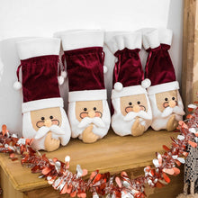 Load image into Gallery viewer, Snowman Wine Bottle Bag Suede Sealed Gift Bag Pouch Christmas Decoration For Party Festival Gift