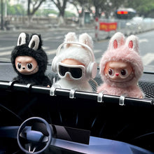 Load image into Gallery viewer, For Labubu 4.0 Car Screen Display Stand For Mini 4.0 Generation 10cm Monitor Hanging Rack Computer Display Decoration