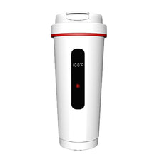 Load image into Gallery viewer, Portable 12V/24V 500ml Smart Car Heating Cup 316 Stainless Steel Electric Kettle for Vehicle Auto Boiling Water Warmer Bottle Thermos for Travel Office