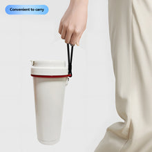 Load image into Gallery viewer, Portable 12V/24V 500ml Smart Car Heating Cup 316 Stainless Steel Electric Kettle for Vehicle Auto Boiling Water Warmer Bottle Thermos for Travel Office