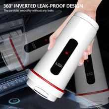 Load image into Gallery viewer, Portable 12V/24V 500ml Smart Car Heating Cup 316 Stainless Steel Electric Kettle for Vehicle Auto Boiling Water Warmer Bottle Thermos for Travel Office